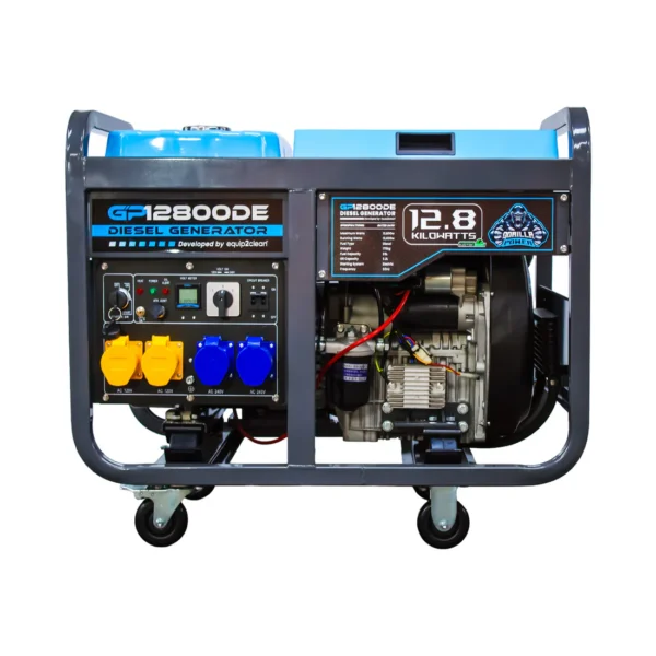Générateur diesel Gorilla Power 12800 W avec démarrage électrique et clé | GP12800DE
