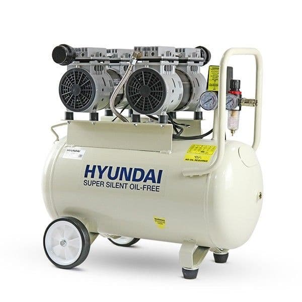 Compresseur d'air Hyundai 50 litres 11 CFM / 100 psi sans huile à faible bruit électrique 2 ch HY27550