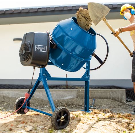 Bétonnière Électrique 160L 650W | Scheppach MIX160 (230V) – Image 7