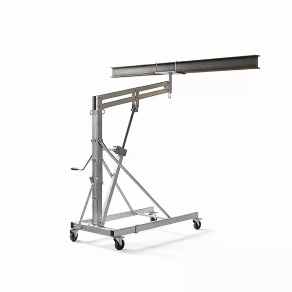 Lève-Poutre & Linteaux Hydraulique 600 kg - Levée 2,70 m | Plateau Rotatif 360°