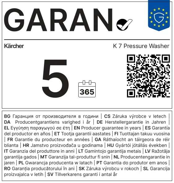 Nettoyeur Haute Pression 180 Bars 3000 W avec Kit Canon à Mousse – Image 4